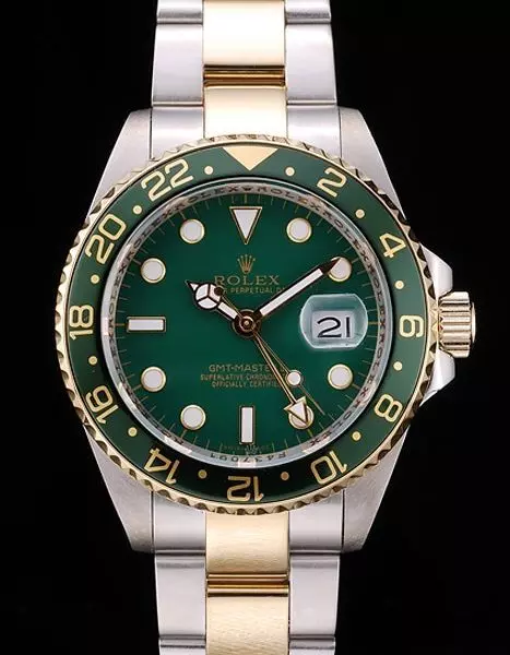 Swiss Rolex Gmt Master Ii Green Ceramic Bezel Green Dial Tachymeter Perfect Watch Rolex3834