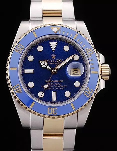 Swiss Rolex Submariner Blue Dial Blue Tachymeter Perfect Watch Rolex3846