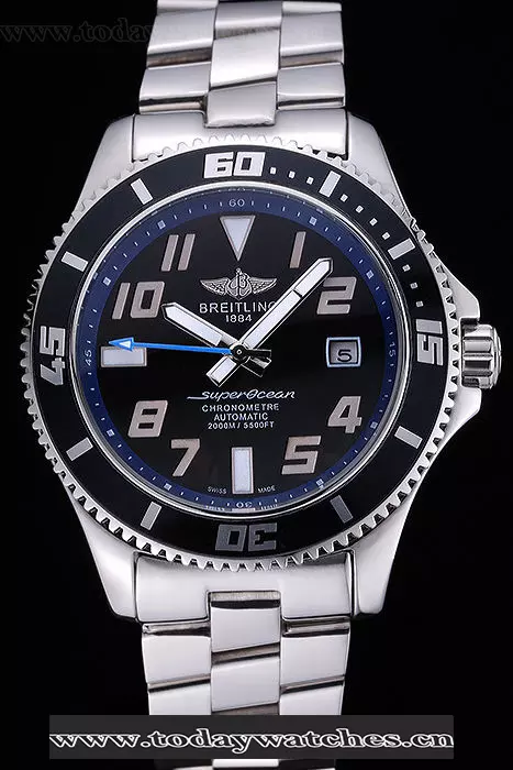 Breitling Superocean 44 Abyss Blue Accents Stainless Steel Bracelet Pant60395
