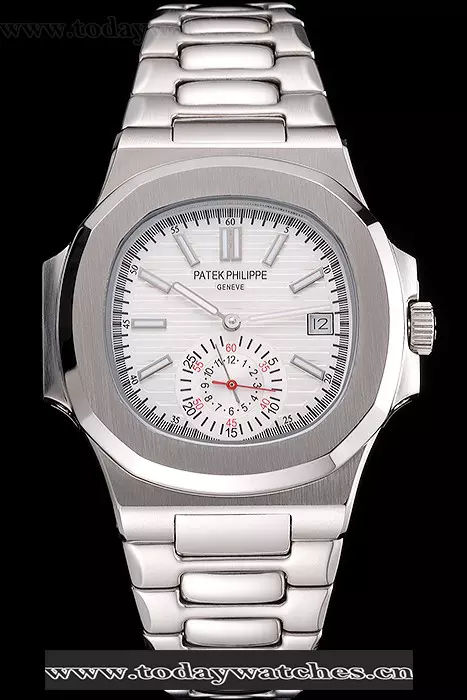 Patek Philippe Nautilus White Dial Stainless Steel Case And Bracelet Pant121970