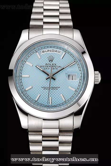 Rolex Day Date 40 Ice Blue Dial Stainless Steel Case And Bracelet Pant122249